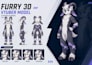 create custom 3d furry vtuber and vroid models